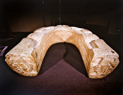 Rear view of yoke used in ballgames, Vera Cruz by Pre Columbian Pre Columbian